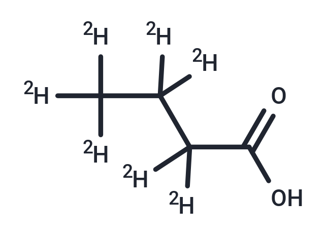 Butyricacid-d7 Chemical Structure