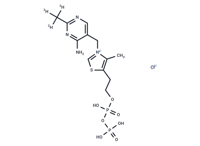 Vitamin B1 Pyrophosphate-d3 Chemical Structure