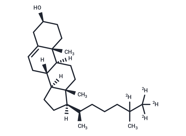 Cholesterol-d4 Chemical Structure