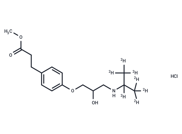 Esmolol-d7 HCl Chemical Structure