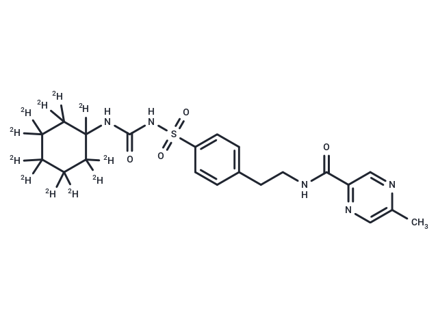 Glipizide-d11 Chemical Structure