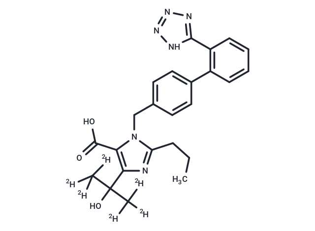 Olmesartan-d6 Acid Chemical Structure