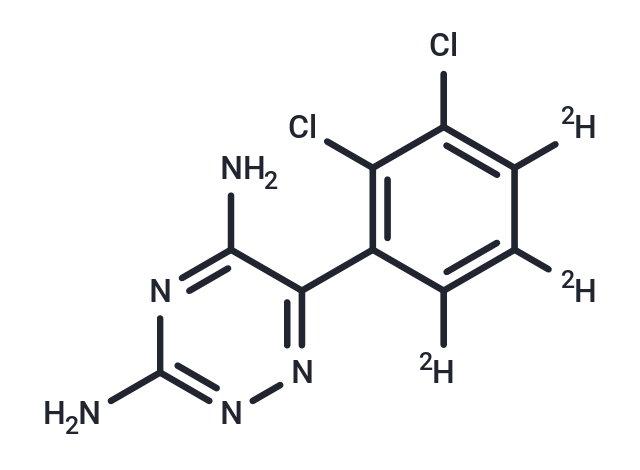 Lamotrigine-d3 Chemical Structure