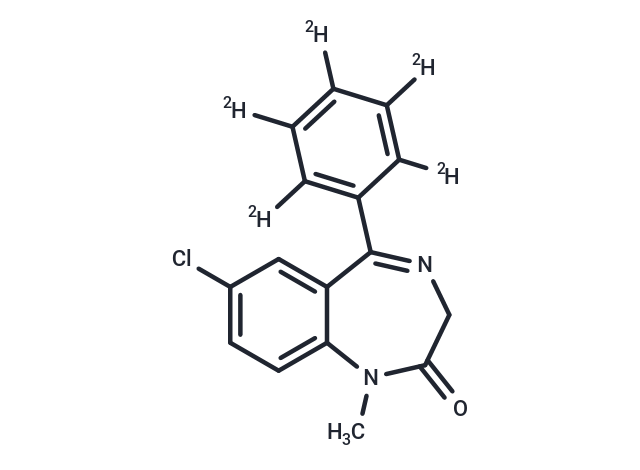 Diazepam-d5 Chemical Structure