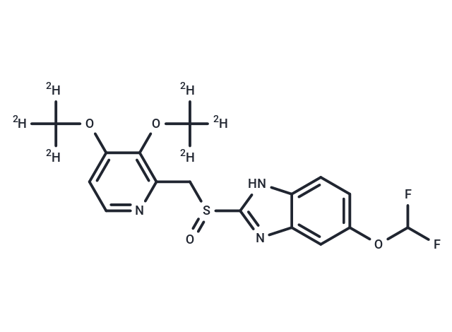 Pantoprazole-d6 Chemical Structure