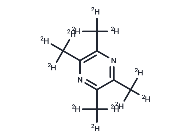 Tetramethylpyrazine-d12 Chemical Structure