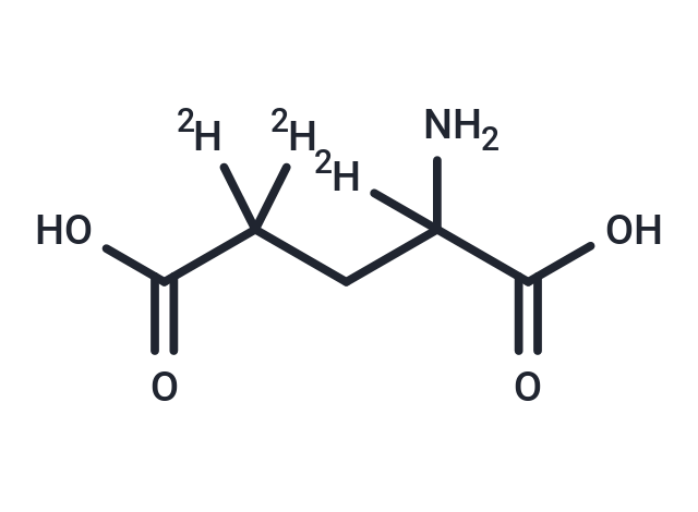 DL-Glutamic acid-d3 Chemical Structure