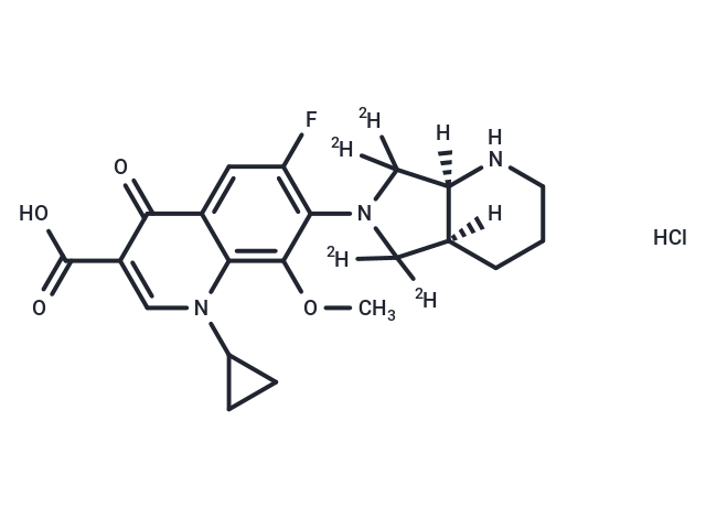 Moxifloxacin-d4 Chemical Structure