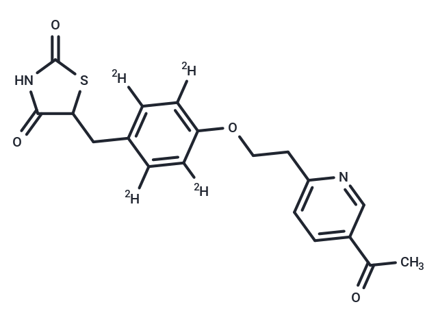 Keto Pioglitazone-d4 Chemical Structure