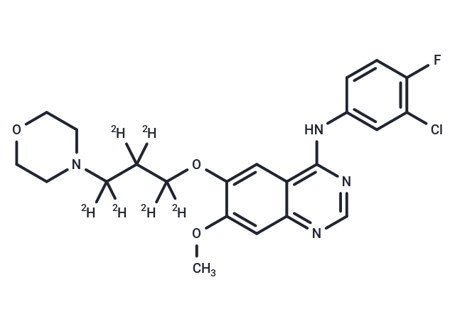 Gefitinib-d6 Chemical Structure