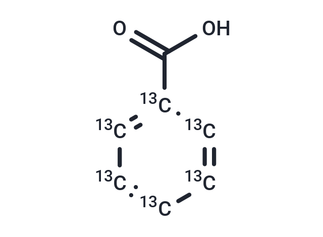 TargetMol Chemical Structure Benzoic Acid-13C6