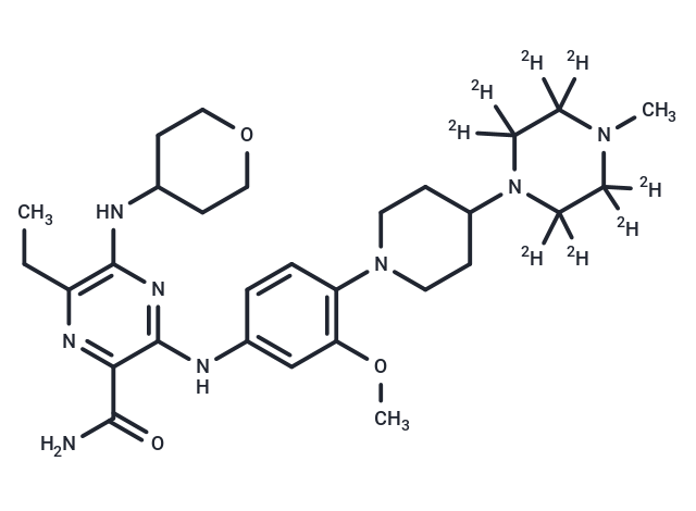 Gilteritinib-d8 Chemical Structure