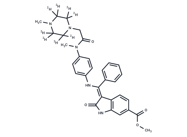 Nintedanib-d8 Chemical Structure