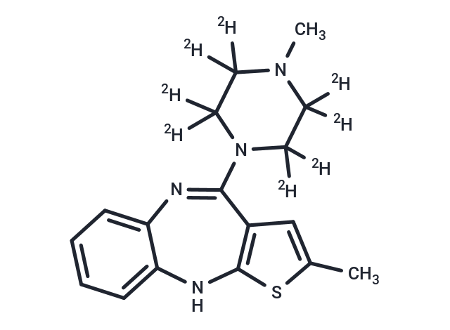Olanzapine-d8 Chemical Structure