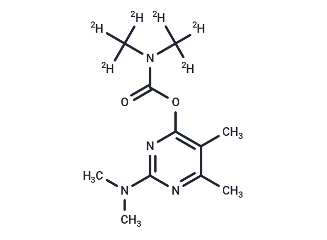 Pirimicarb-d6 (dimethylcarbamate-d6) Chemical Structure