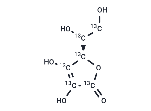 TargetMol Chemical Structure L-Ascorbic Acid-13C6