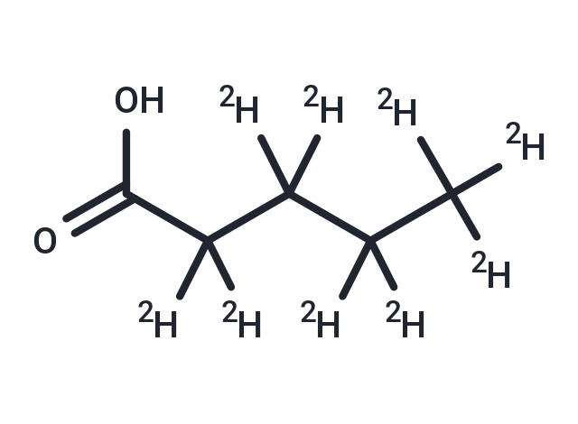Pentanoic-d9 Acid Chemical Structure