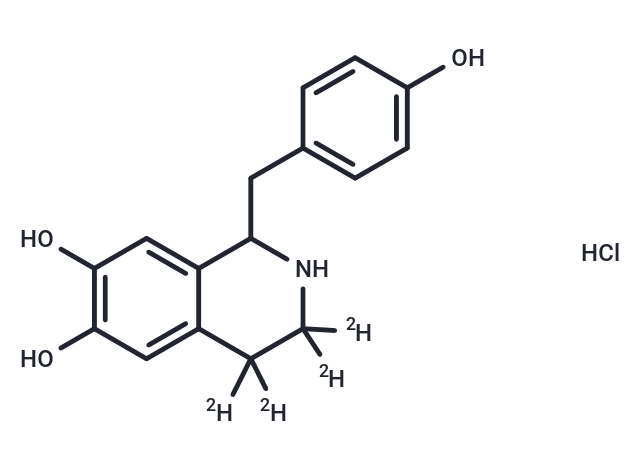 Higenamine-d4 HCl Chemical Structure