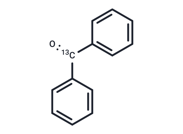 Benzophenone-13C (carbonyl-13C) Chemical Structure