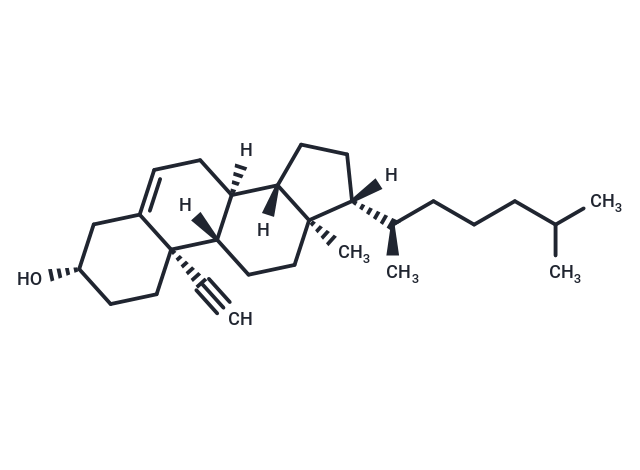 19-alkyne Cholesterol Chemical Structure