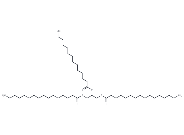 2-Myristyldipalmitin Chemical Structure