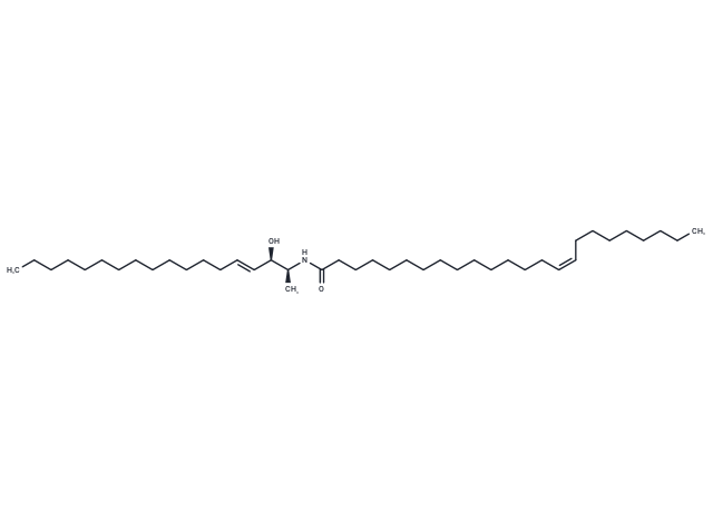 C24:1 1-Deoxyceramide (m18:1/24:1(15Z)) Chemical Structure