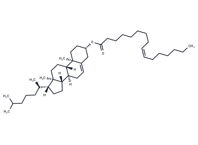 Cholesteryl Palmitoleate Chemical Structure