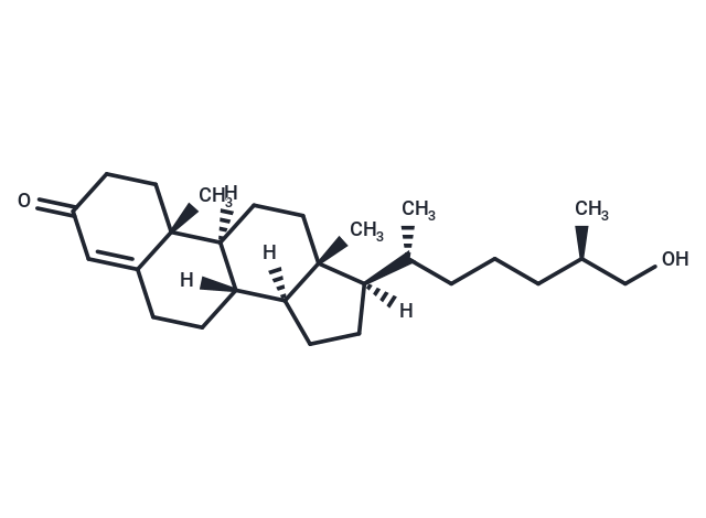 27-hydroxy Cholestenone Chemical Structure