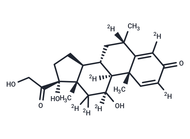 Methylprednisolone-d7 Chemical Structure