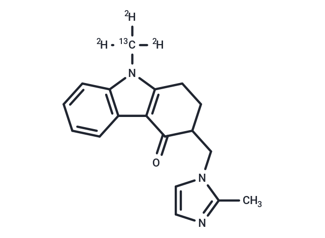 Ondansetron-13C-d3 Chemical Structure