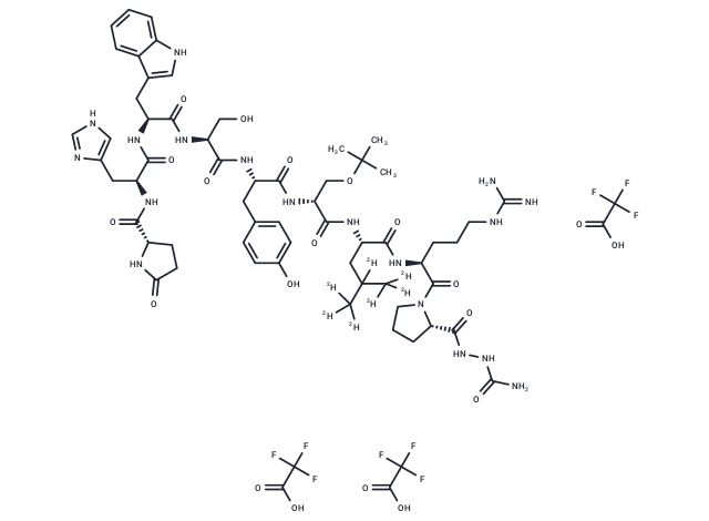 Goserelin-d7 Tris-Trifluoroacetate Chemical Structure