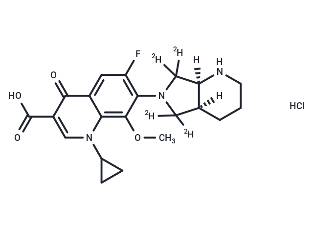 Moxifloxacin-d4 HCl Chemical Structure