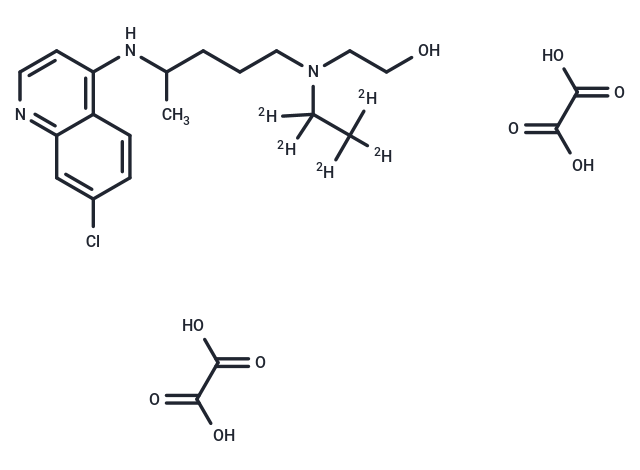 Hydroxychloroquine-d5 Chemical Structure