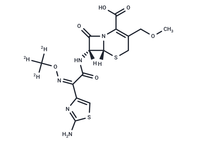 Cefpodoxime-d3 Acid Chemical Structure