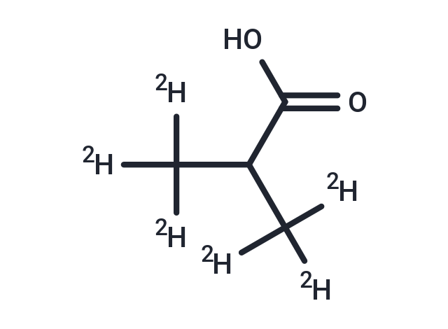 Isobutyric-d6 acid Chemical Structure