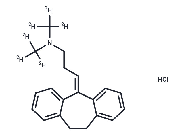 Amitriptyline-d6 Hydrochloride Chemical Structure