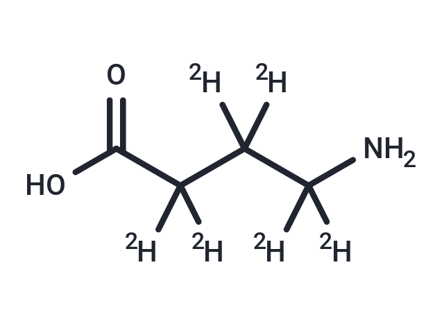 4-Aminobutyric acid-2,2,3,3,4,4-d6 Chemical Structure