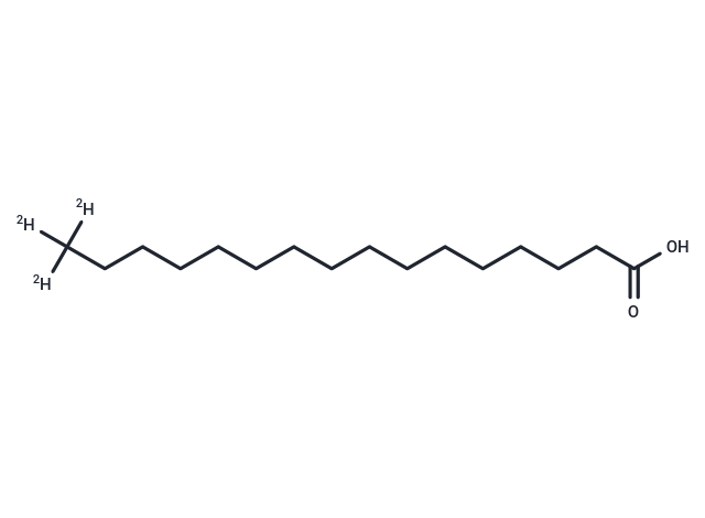 Palmitic acid-16,16,16-d3 Chemical Structure
