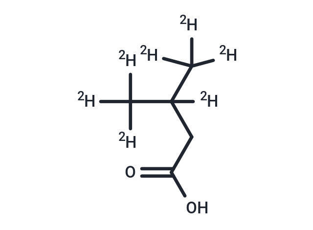 3-Methyl-d3-butyric-3,4,4,4-d4 Acid Chemical Structure