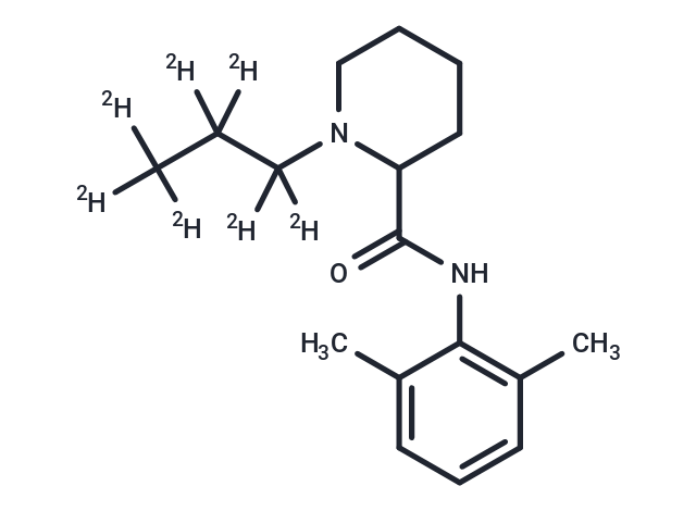 (±)-Ropivacaine-d7 Chemical Structure