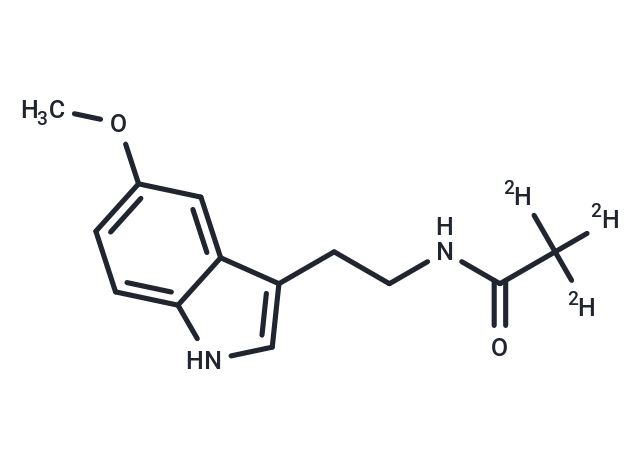 MELATONIN(ACETYL-d3) Chemical Structure