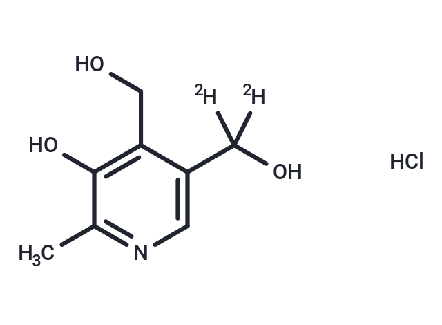Pyridoxine-d2 HCl Chemical Structure