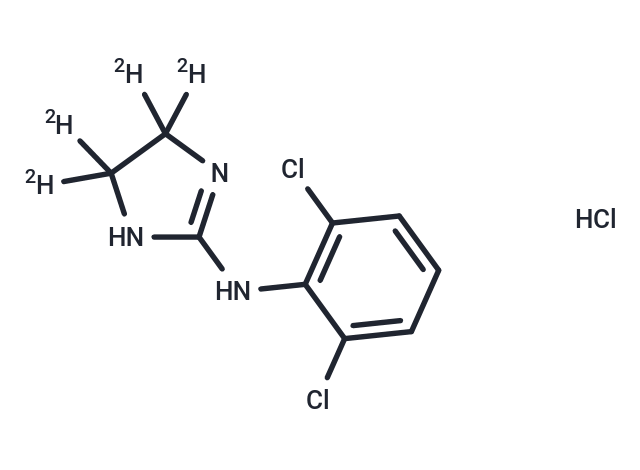 Clonidine-d4 Hydrochloride Chemical Structure