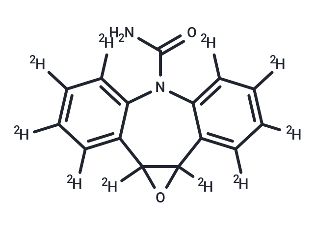 Carbamazepine-10,11-epoxide-d10 (rings-d10) Chemical Structure