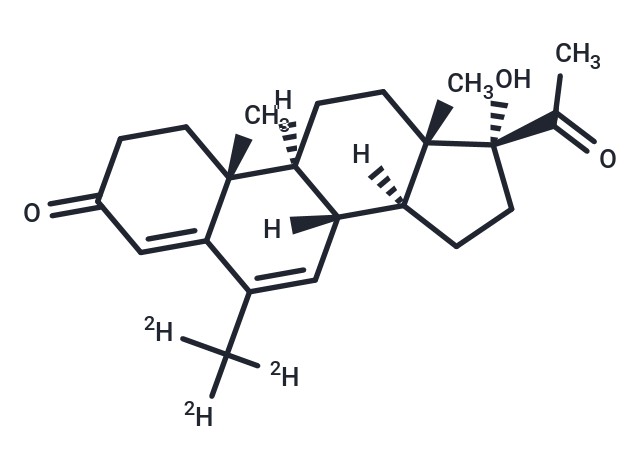 Megestrol-d3 Chemical Structure