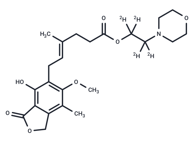 Mycophenolate Mofetil-d4 Chemical Structure