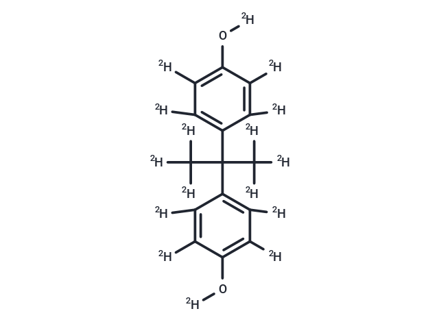 BISPHENOL A-d16 Chemical Structure