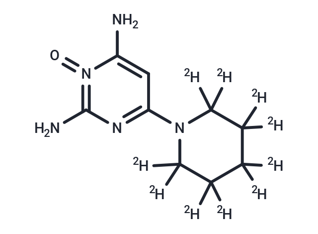 MINOXIDIL-d10 Chemical Structure