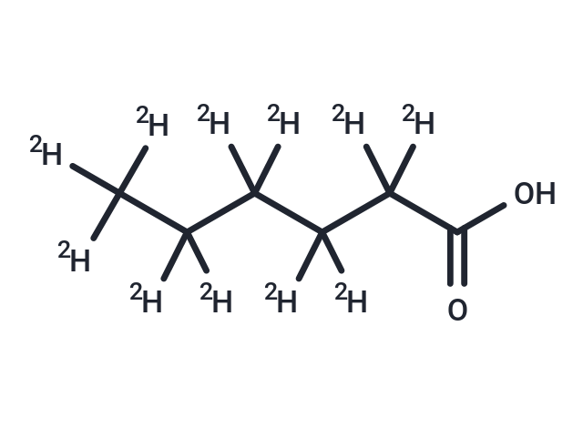 Hexanoic-d11 acid Chemical Structure