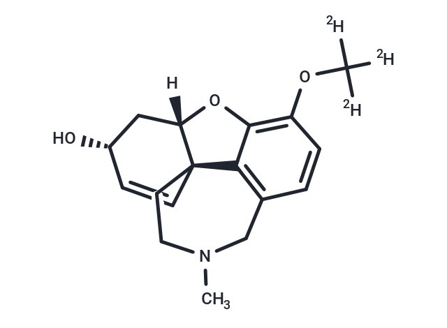 Galanthamine-O-methyl-d3 Chemical Structure